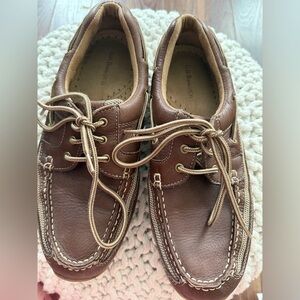 G.H. Bass & Co. Earl 2 Brown Leather Boat Shoes - Men’s Size 10M